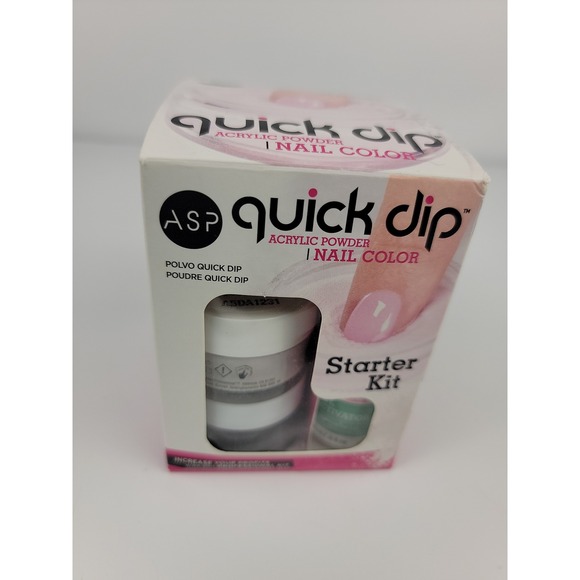 ASP Other - ASP Quick Dip Acrylic Powder Nail Color Starter Kit Rose Petal Pink Cream Soda